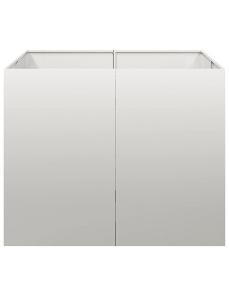 Fioriera 100x100x80 cm in Acciaio Inox