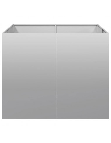 Fioriera 100x100x80 cm in Acciaio Zincato