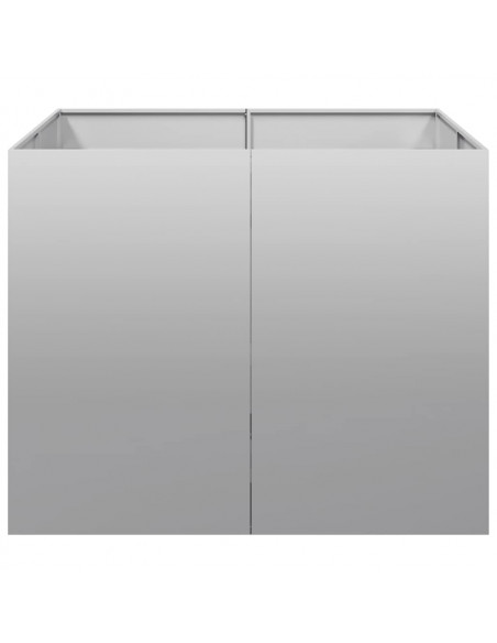 Fioriera 100x100x80 cm in Acciaio Zincato