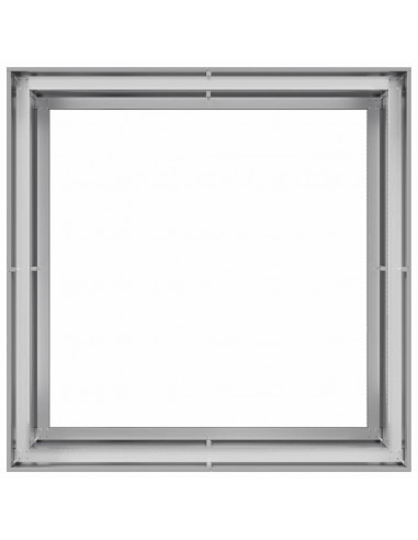 Fioriera 100x100x80 cm in Acciaio Zincato