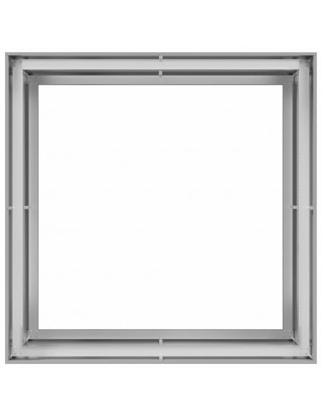Fioriera 100x100x80 cm in Acciaio Zincato