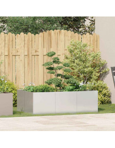 Fioriera 120x80x40 cm in Acciaio Inox 2