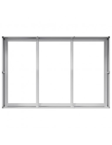 Fioriera 120x80x40 cm in Acciaio Zincato