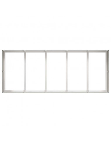 Fioriera 200x80x40 cm in Acciaio Inox