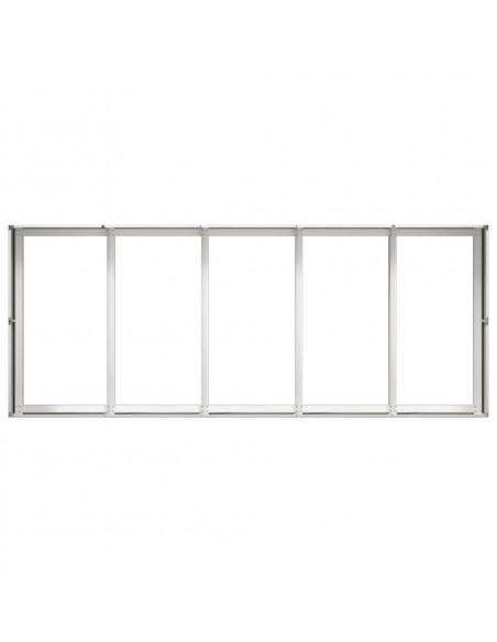 Fioriera 200x80x40 cm in Acciaio Inox