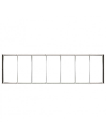 Fioriera 280x80x40 cm in Acciaio Inox