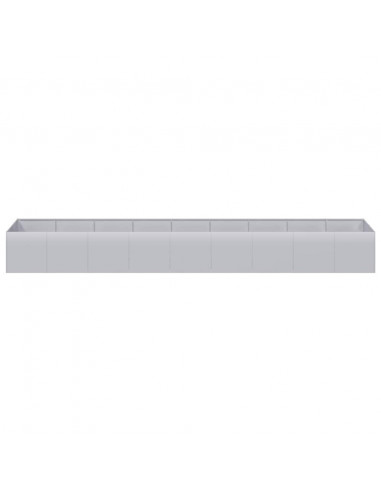 Fioriera 360x80x40 cm in Acciaio Zincato