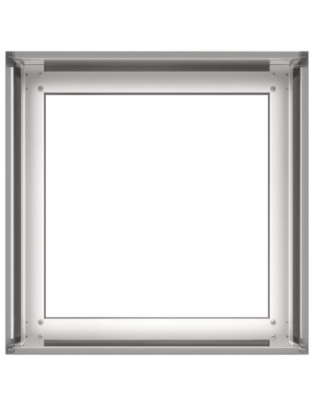 Fioriera 40x40x30 cm in Acciaio Inox
