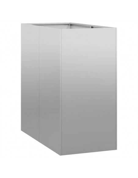 Fioriera 40x80x80 cm in Acciaio Zincato