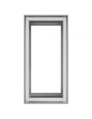 Fioriera 40x80x80 cm in Acciaio Zincato