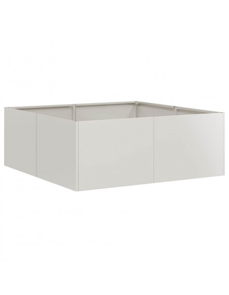 Fioriera 80x80x30 cm in Acciaio Inox