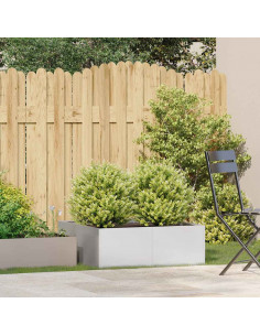 Fioriera 80x80x30 cm in Acciaio Inox 2