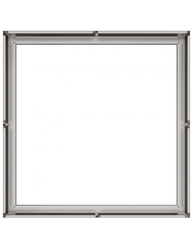 Fioriera 80x80x30 cm in Acciaio Inox