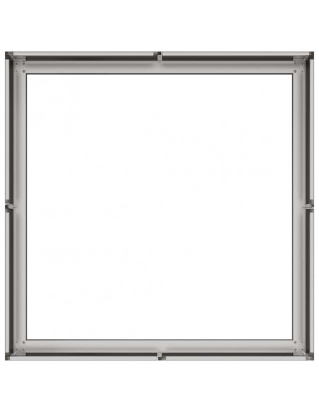 Fioriera 80x80x30 cm in Acciaio Inox
