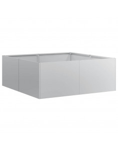 Fioriera 80x80x30 cm in Acciaio Zincato