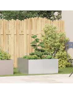 Fioriera 80x80x40 cm in Acciaio Corten 2