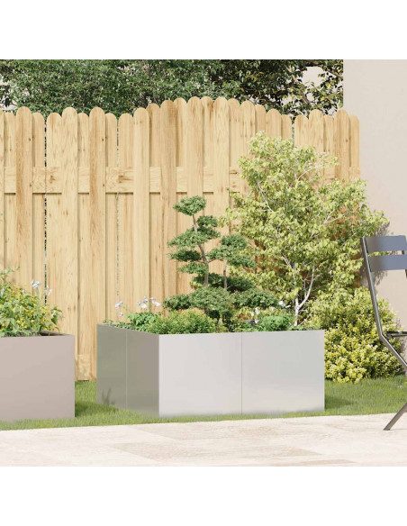 Fioriera 80x80x40 cm in Acciaio Corten