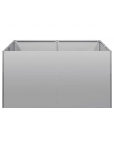 Fioriera 80x80x40 cm in Acciaio Zincato