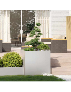 Fioriera 80x80x80 cm in Acciaio Inox 2