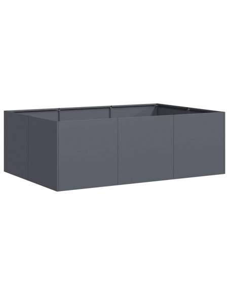 Fioriera Antracite 120x80x40 cm in Acciaio