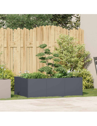 Fioriera Antracite 120x80x40 cm in Acciaio