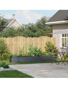 Fioriera Antracite 280x40x40 cm in Acciaio Laminato a Freddo 2