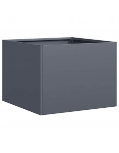 Fioriera Antracite 40x40x30 cm in Acciaio