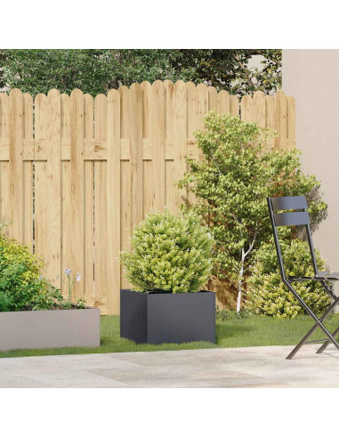 Fioriera Antracite 40x40x30 cm in Acciaio