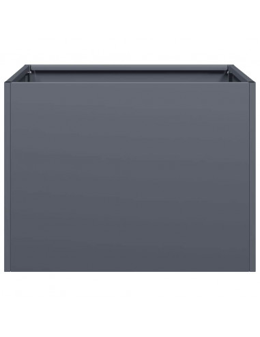 Fioriera Antracite 40x40x30 cm in Acciaio
