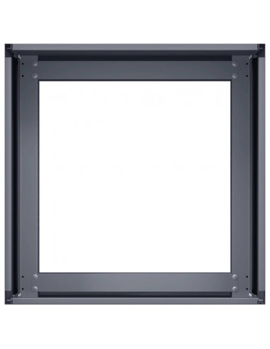 Fioriera Antracite 40x40x30 cm in Acciaio