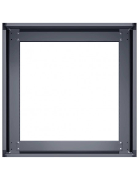 Fioriera Antracite 40x40x30 cm in Acciaio