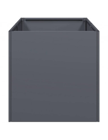 Fioriera Antracite 40x80x40 cm in Acciaio Laminato a Freddo