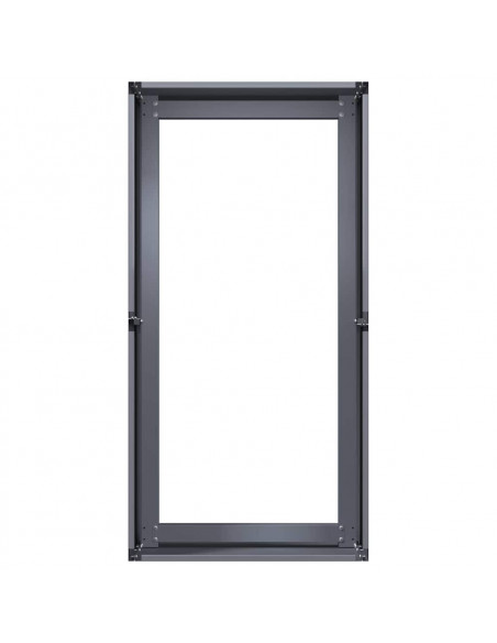 Fioriera Antracite 40x80x40 cm in Acciaio Laminato a Freddo