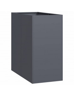 Fioriera Antracite 40x80x80 cm in Acciaio