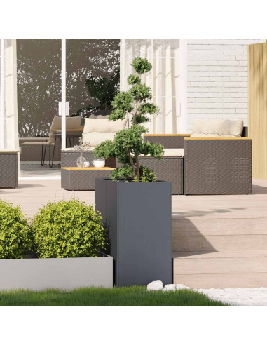 Fioriera Antracite 40x80x80 cm in Acciaio
