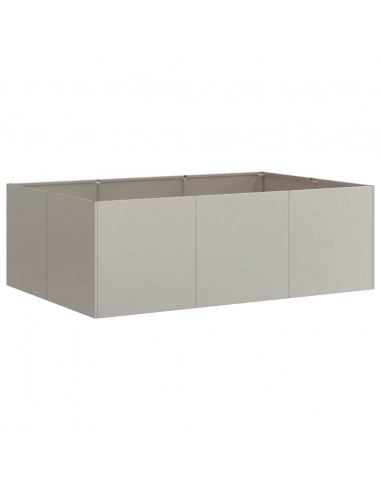 Fioriera Arrugginita 120x80x40 cm in Acciaio Corten