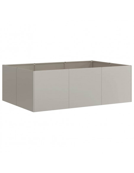 Fioriera Arrugginita 120x80x40 cm in Acciaio Corten