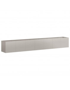 Fioriera Arrugginita 360x80x40 cm in Acciaio Corten 2
