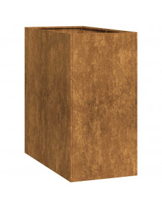 Fioriera Arrugginita 40x80x80 cm in Acciaio Corten