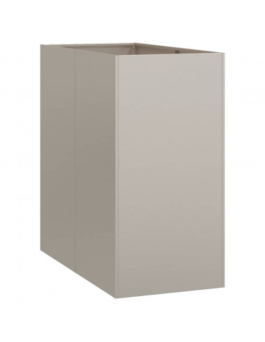 Fioriera Arrugginita 40x80x80 cm in Acciaio Corten