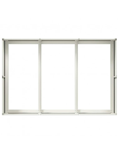 Fioriera Bianca 120x80x40 cm in Acciaio