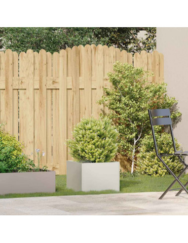 Fioriera Bianca 40x40x30 cm in Acciaio