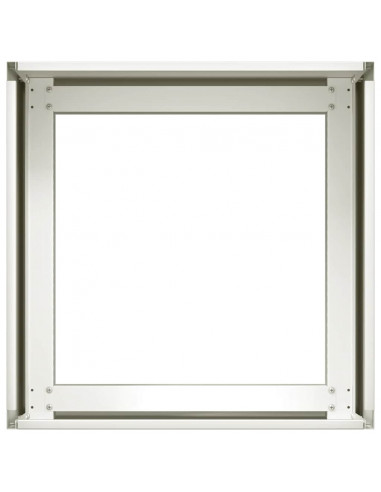 Fioriera Bianca 40x40x30 cm in Acciaio