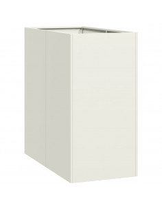 Fioriera Bianca 40x80x80 cm in Acciaio