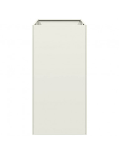 Fioriera Bianca 40x80x80 cm in Acciaio