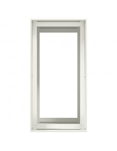 Fioriera Bianca 40x80x80 cm in Acciaio