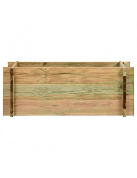 Fioriera Giardino Letto Vegetale in Legno Pino Impregnato 80 cm