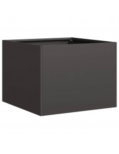 Fioriera Nera 40x40x30 cm in Acciaio