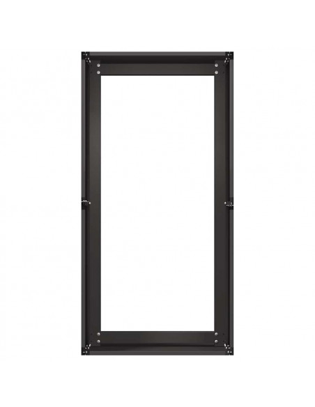 Fioriera Nera 40x80x40 cm in Acciaio Laminato a Freddo