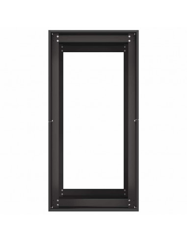 Fioriera Nera 40x80x80 cm in Acciaio